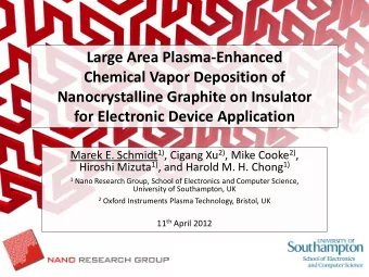 Large Area Plasma  Enhanced Chemical Vapor Deposition of Nanocrystalline Graphite on Insulator