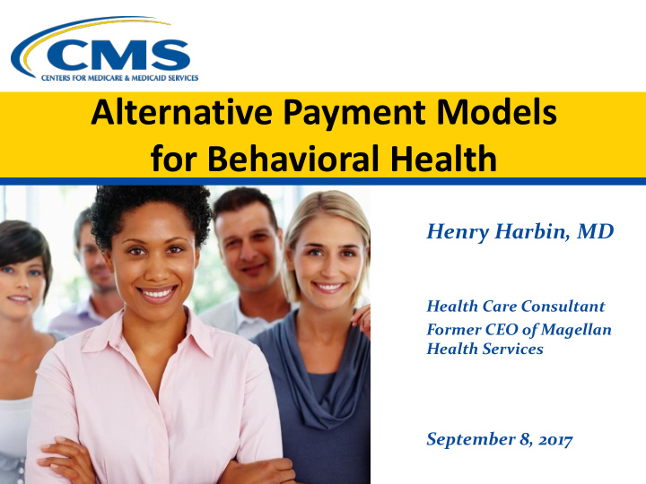 alternative payment models for behavioral health