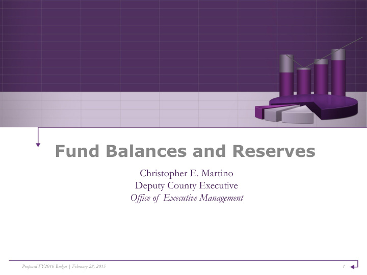 fund balances and reserves