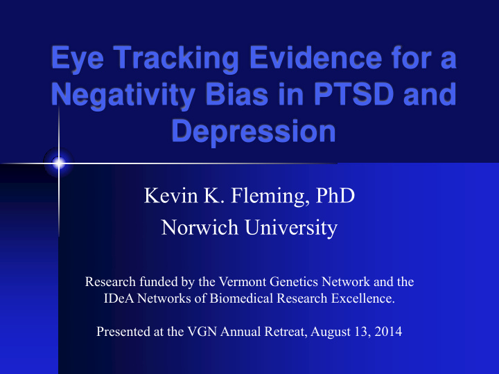 negativity bias in ptsd and