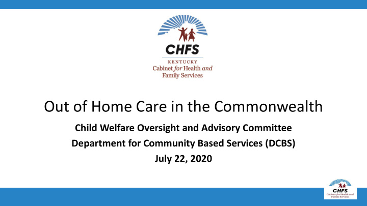 out of home care in the commonwealth