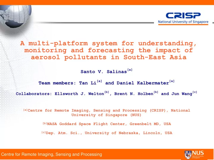 a multi platform system for understanding monitoring and