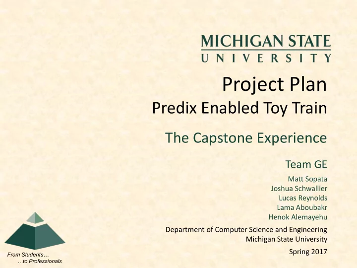 project plan