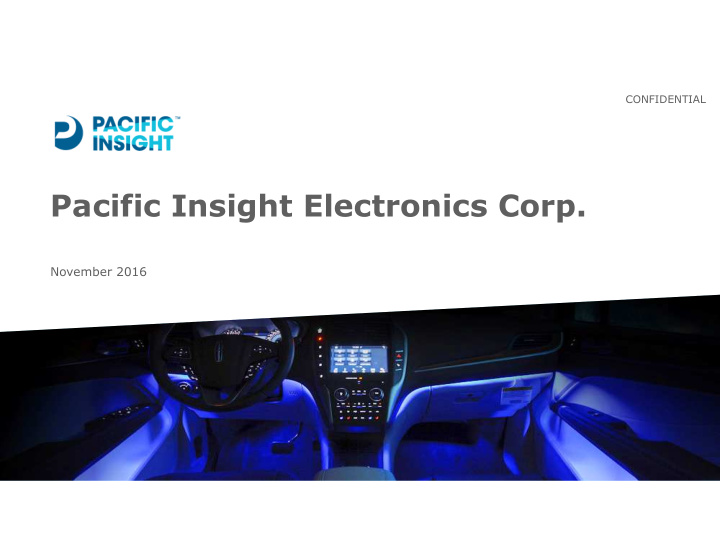 pacific insight electronics corp