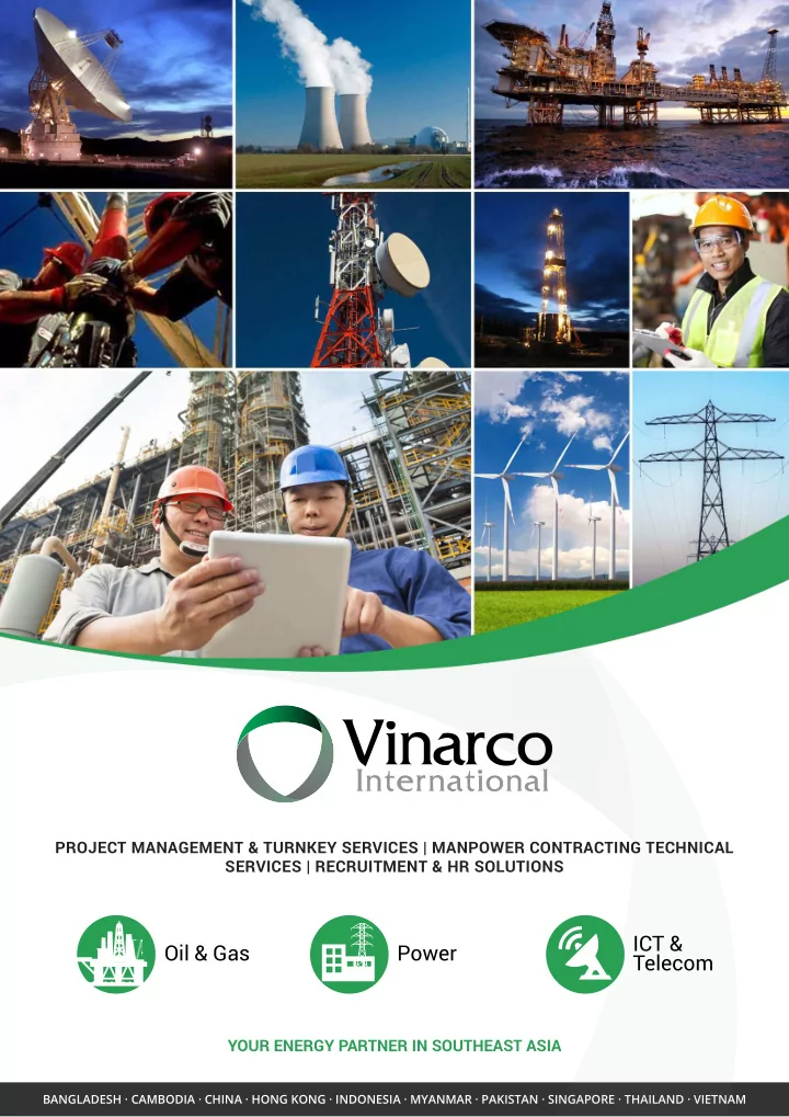 ict oil gas power telecom