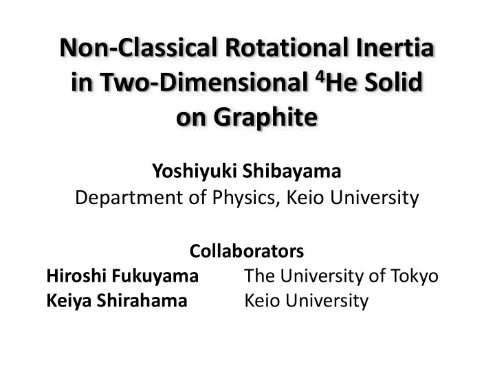 non classical rotational inertia in two dimensional 4 he