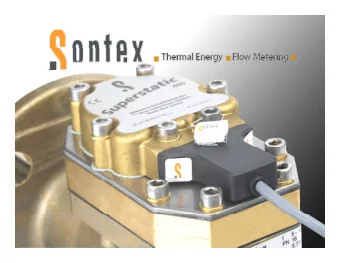 www.thorneanderrick.co.uk  S  Superstatic by Sontex  t ti b S  t  The other static heat meter