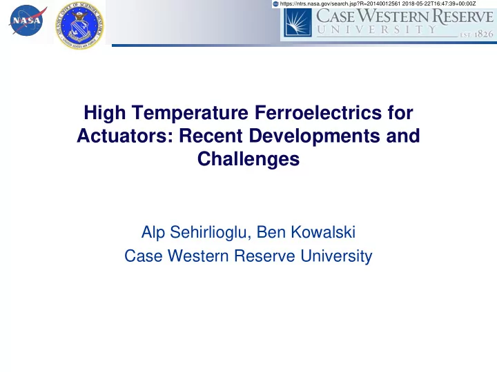 actuators recent developments and
