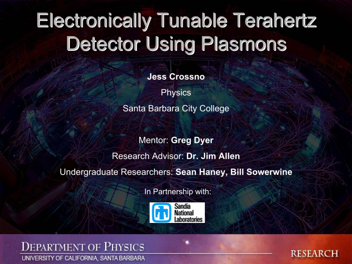 electronically tunable terahertz electronically tunable