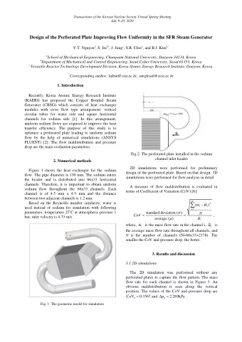 Based on the Reynolds number similarity, water is    2  (  m  m  )  i  i  used instead of