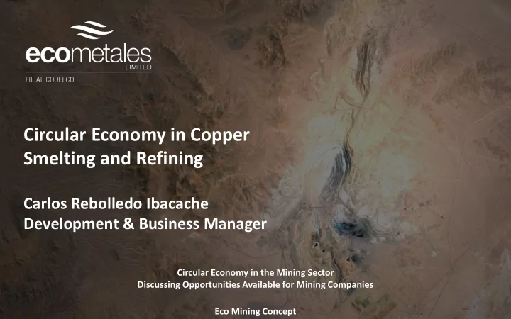 smelting and refining