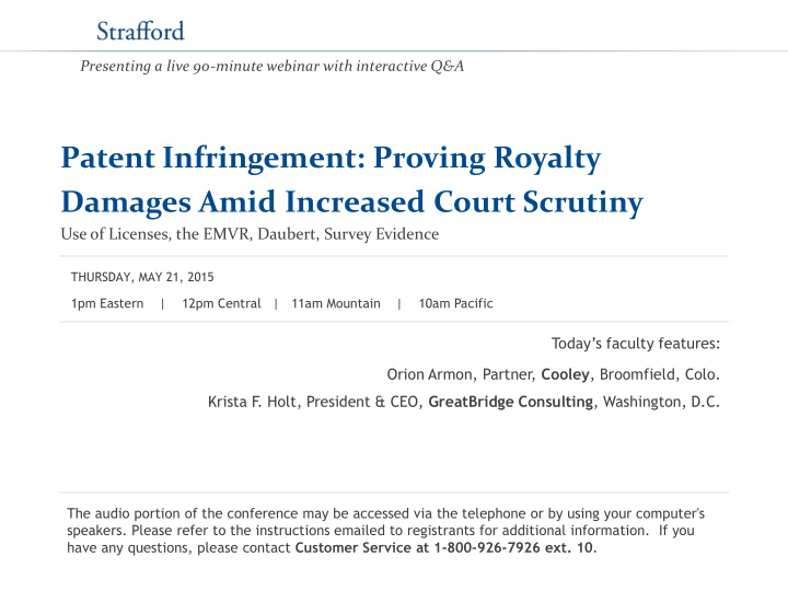 patent infringement proving royalty damages amid
