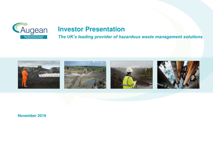 investor presentation