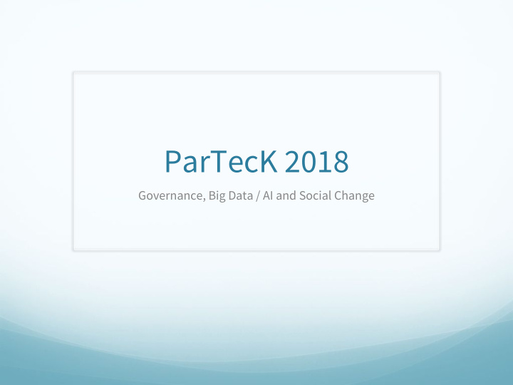 parteck 2018