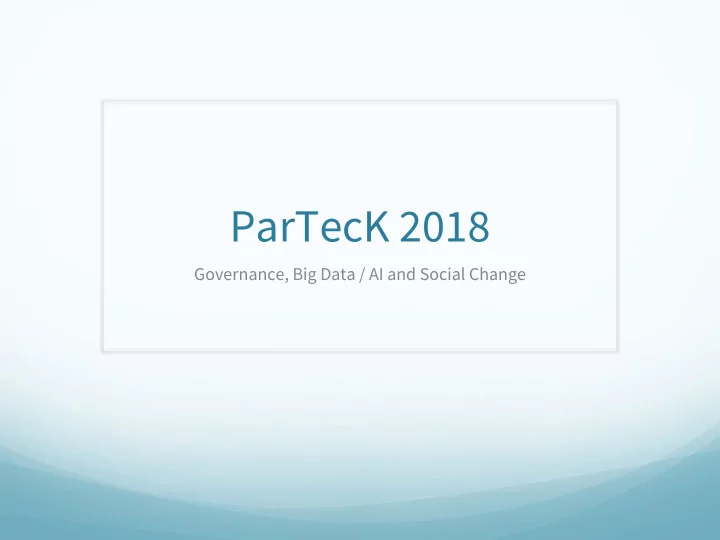 parteck 2018