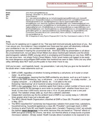 Andy,  Thank you for speaking out in support of me. That was both kind and actually quite brave of