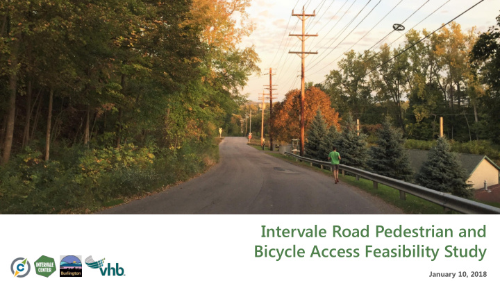 intervale road pedestrian and