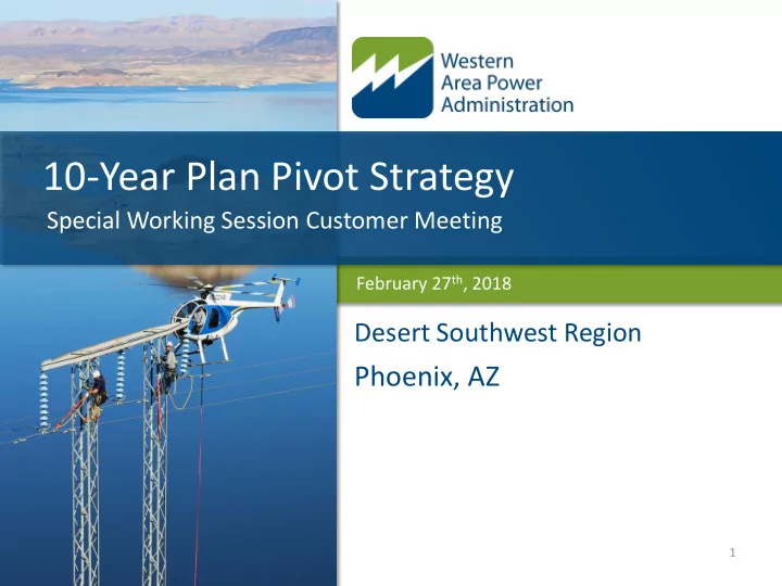 10 year plan pivot strategy