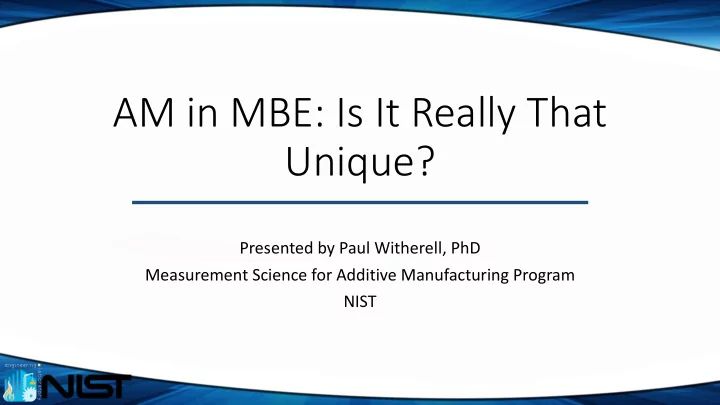 am in mbe is it really that unique