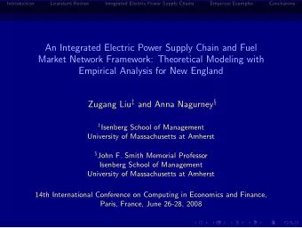 An Integrated Electric Power Supply Chain and Fuel  Market Network Framework: Theoretical Modeling