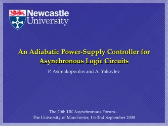 An Adiabatic Power-Supply Controller for  An Adiabatic Power-Supply Controller for  Asynchronous