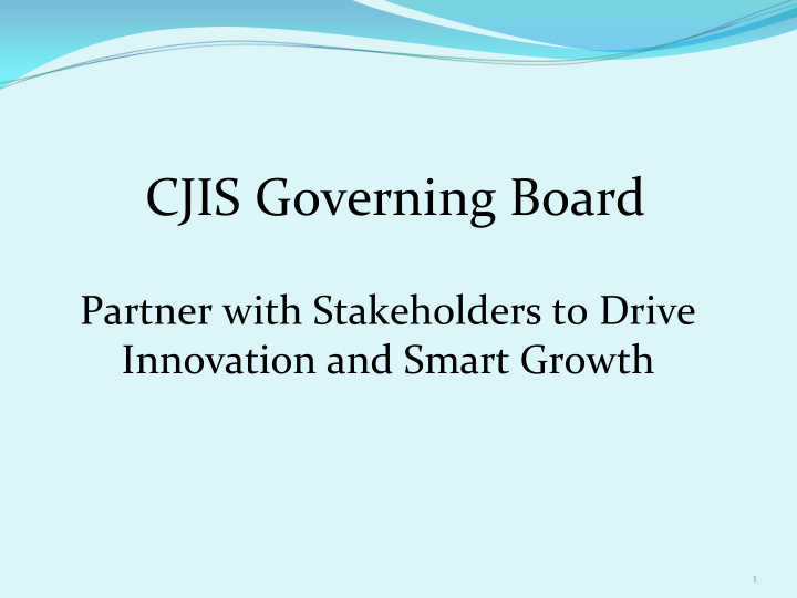 cjis governing board