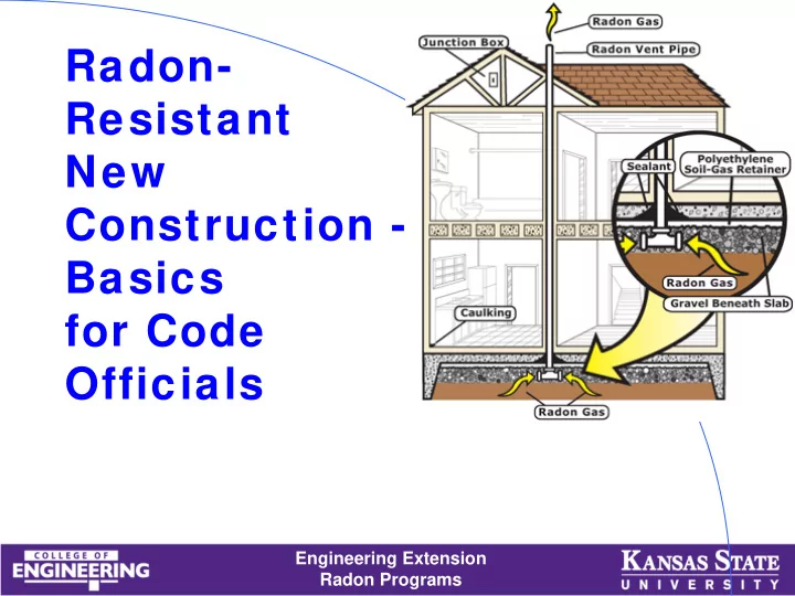 radon resistant new construction basics for code officials