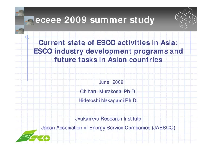 eceee 2009 summer study y