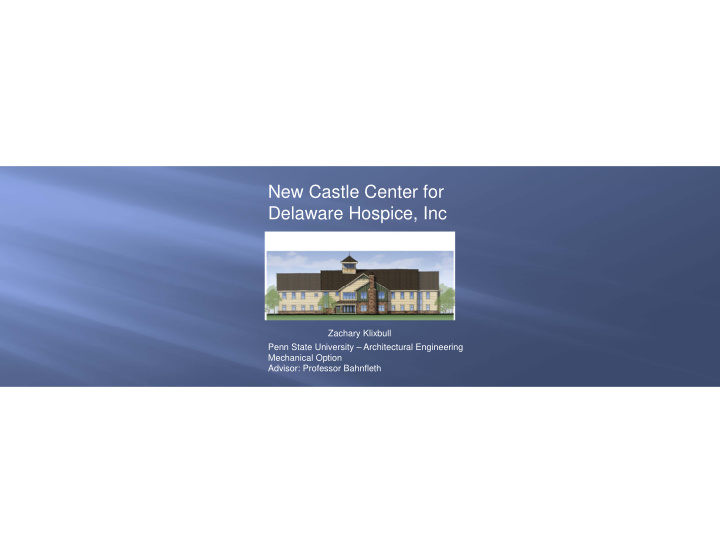 new castle center for delaware hospice inc