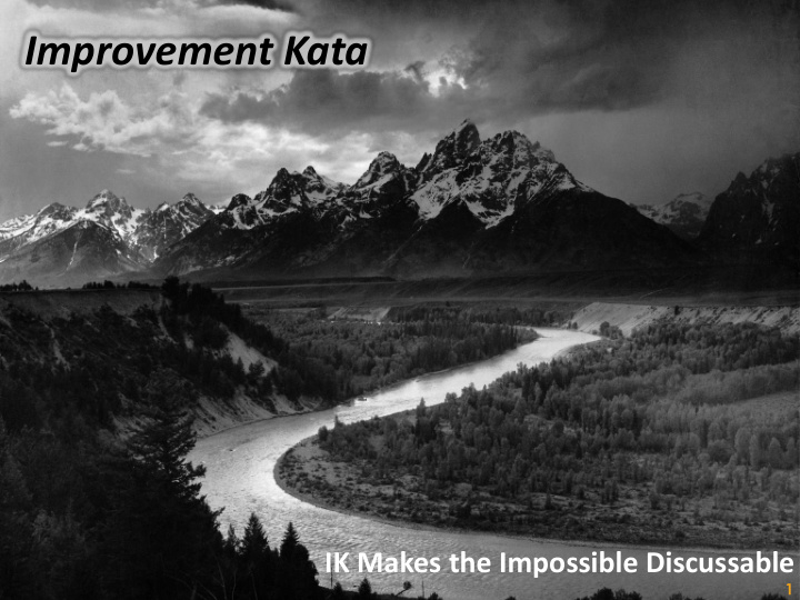 improvement kata