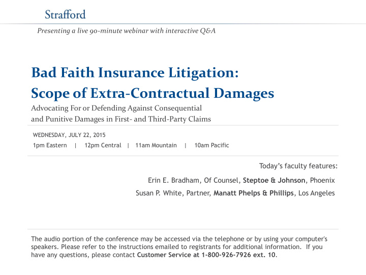 scope of extra contractual damages