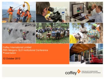 A Turnaround in Progress.A Three Year Journey  September 2009  John Mulcahy appointed