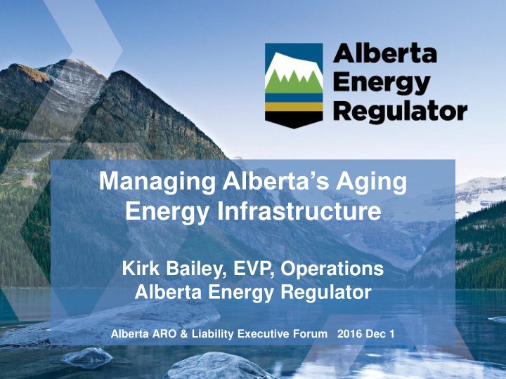 managing alberta s aging