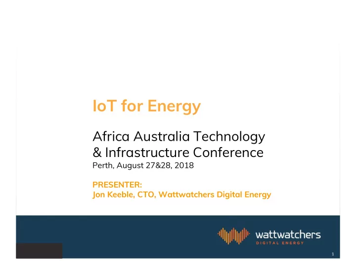 iot for energy