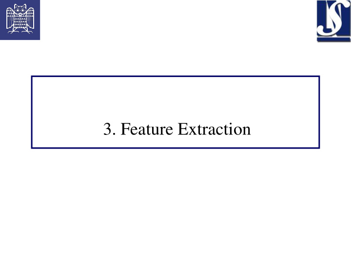 3 feature extraction