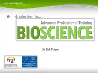 An introduction to...  Dr Ed Pope  Where has the APT project come from? Wales must move towards