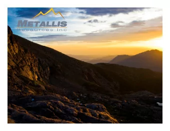 April, 2011  1  Cautionary Statement  Certain statements herein may contain forward-looking