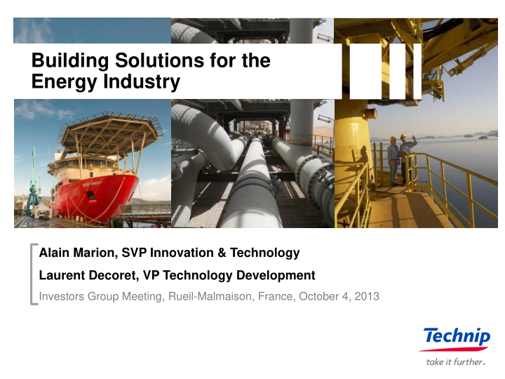 building solutions for the energy industry