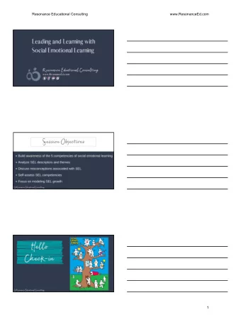 Resonance Educational Consulting  www.ResonanceEd.com  1  Resonance Educational Consulting