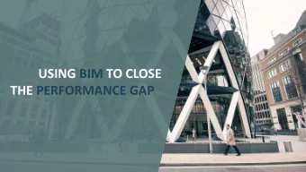 THE PERFORMANCE GAP  Introduction  There is a gap in performance!  There is a mismatch between the