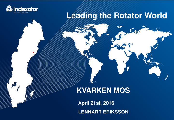 leading the rotator world