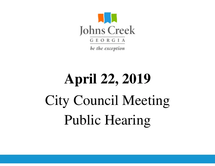 april 22 2019 city council meeting public hearing rz 19