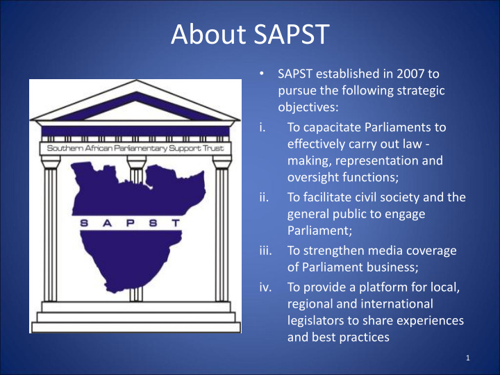about sapst