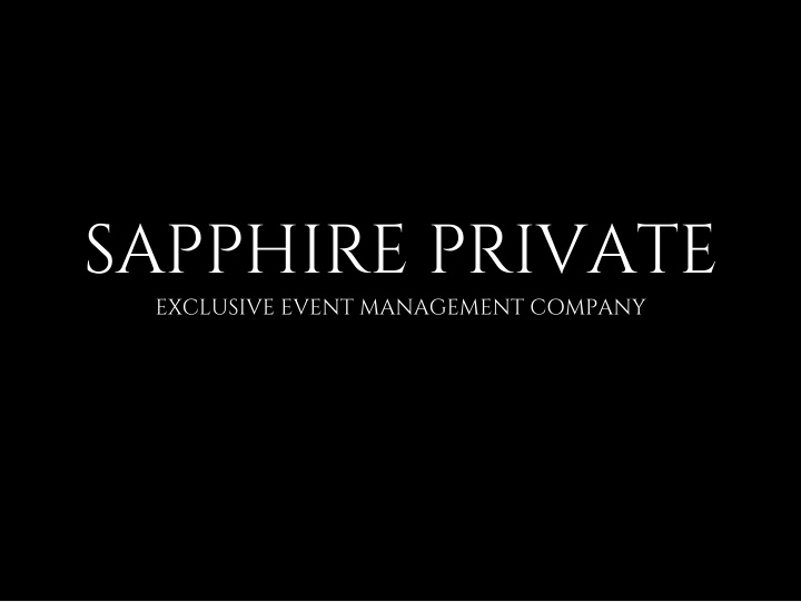 sapphire private
