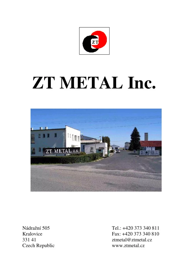 zt metal inc