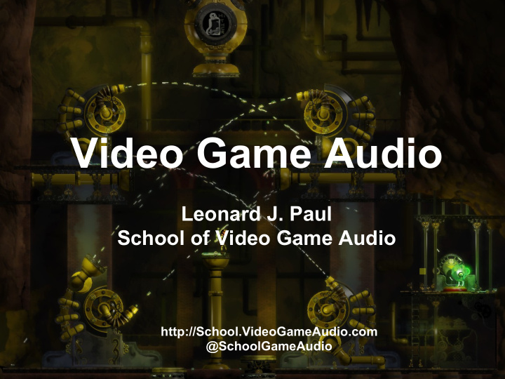 video game audio