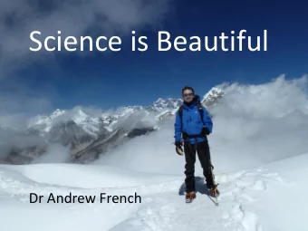 Dr Andrew French Seeing atoms  Heinrich Rohrer and Gerd Binnig  Nobel Prize winners 1986