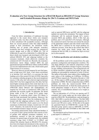 Evaluation of a New Group Structure for nTRACER Based on HELIOS 47 Group Structure  and Extended