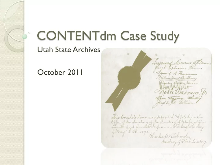 contentdm case study