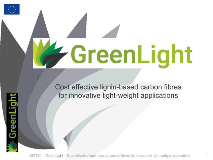 cost effective lignin based carbon fibres for innovative